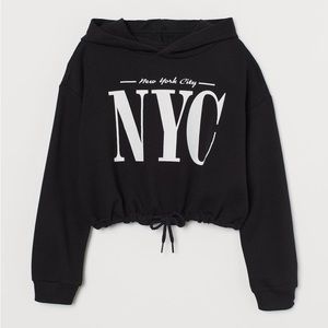 H&M Cropped Hoodie